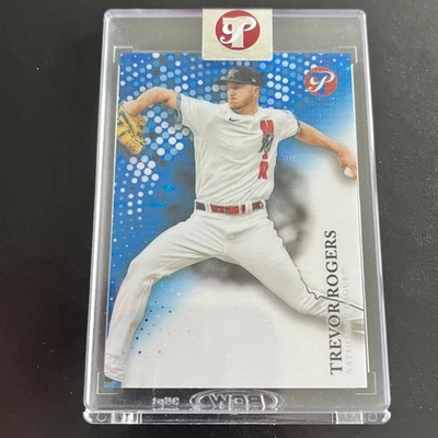 2022 Topps Pristine Blue Refractor #264 Trevor Rogers /75 Miami Marlins - Image 1 of 2