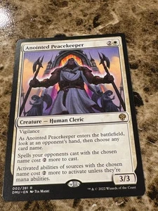 ANOINTED PEACEKEEPER Magic MTG Dominaria United - Bild 1 von 2