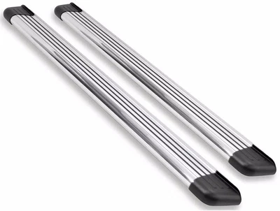 Romik RB2-T Polished Truck Running Boards Fit 2007-2020 Toyota Tundra Double Cab - Image 1 of 4