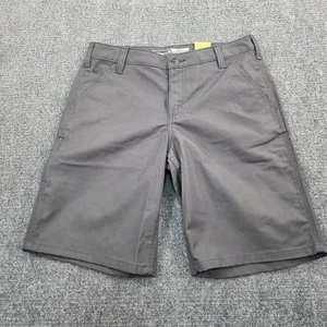 Carhartt Rugged Flex Loose Fit Canvas Work Shorts Women's Size 8 Gray - Picture 1 of 6