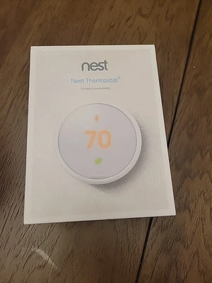 Google Nest Thermostat E T4001ES Programmable Thermostat - White - Image 1 of 4
