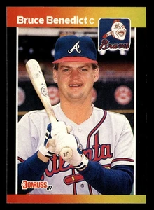 Bruce Benedict 1989 Donruss #475 Atlanta Braves BASEBALL *083 - Picture 1 of 2