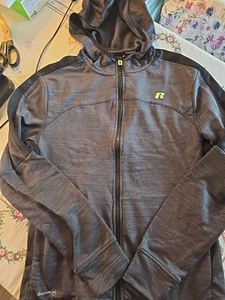 Russell Herren Small Dri-Power 360 Full Zip Stretch Hoodie Jacke sportlich grau - Bild 1 von 6