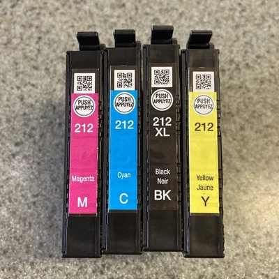4 cartuchos de tinta Epson 212 vacíos multicolor Foto 1 de 3