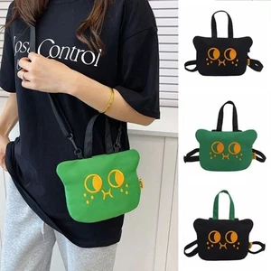 Lightweight Handbags Black Cat Printed Shoulder Bag Crossbody Bags Women - Picture 1 of 12