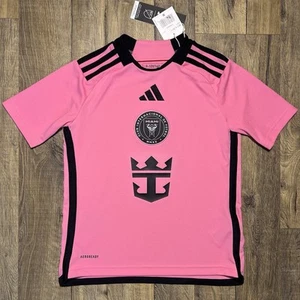 NWT Inter Miami CF #10 Lionel Messi MLS Soccer Jersey Pink Youth Kids Small $80 - Imagen 1 de 10