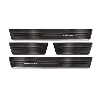 Molduras de umbral para Mitsubishi Eclipse Cross I (GK) 2017- Negro Cepillado - Imagen 1 de 4