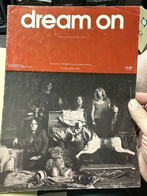 J 1976 AEROSMITH sheet music DREAM ON - Image 1 of 2