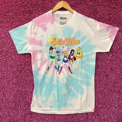 Camiseta Sailor Moon Sailor Scouts Serie Anime Tie Dye Pequeña Foto 1 de 4