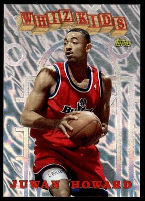 1995 TOPPS JUWAN HOWARD WK3 MINT WHIZ KIDS BASKETBALL WASHINGTON BULLETS - Image 1 of 2