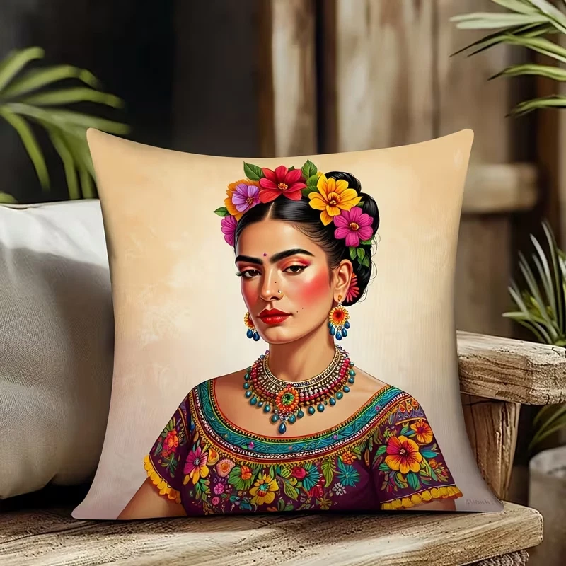 Deko-Kissen 45x45 cm – Frida Kahlo - Bild 1 von 1