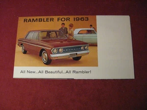 1963 Nash Rambler Folder Sales Catalog - Original - Bild 1 von 2