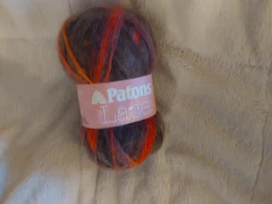 YARN PATONS LACE BONFIRE 33550 3 OZ SKEIN - Picture 1 of 3