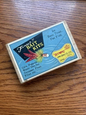 Finest Bait Kit For Bass, Trout, Pan Fish - Flies Kit - Circa 1950's - Image 1 of 4