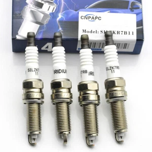 4 bujías de iridio SILZKR7B11 9723 para Hyundai Elantra Santa Fe TUCSON - Imagen 1 de 8