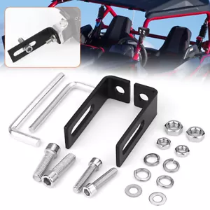 2X Motorcycle Headlight Spot Light Extension Bracket L Shaped Mount Clamp Holder - Picture 1 of 13