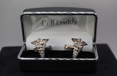 Gemelos Caduceus calados Designer SS (114PID) Foto 1 de 2