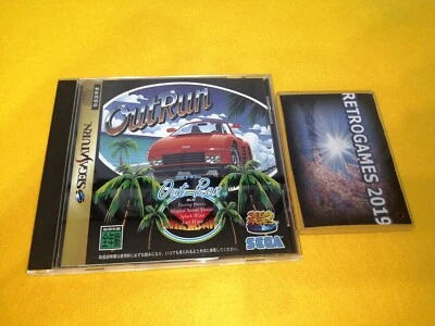 OUT RUN / OUTRUN  SEGA SATURN SS + SPINE CARD +  REG CARD P1C VERSION - Image 1 of 4