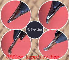 4Pcs Fountain Pen Nibs 0.5-0.8mm Bent Nib For Yong Sheng 618 601 613
