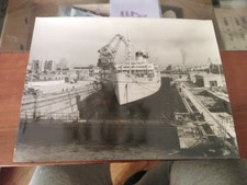 FOTOGRAFIA PORTO DI NAPOLI-NAVE CONTE GRANDE