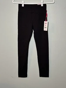 Justice Medium(10)  Solid Black Leggings - Picture 1 of 3