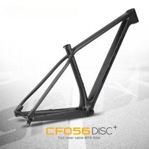 29" Carbon Bicycle Frame Thru Axle Disc Brake Interal Routing MTB Bike Frameset