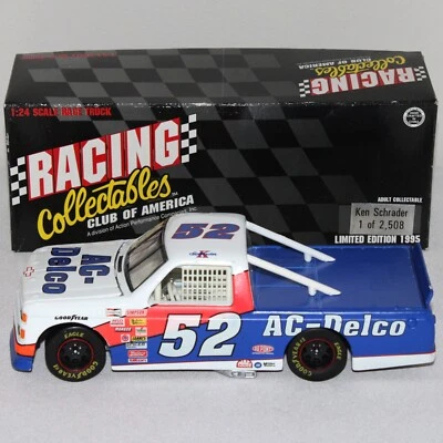 KEN SCHRADER 1995 ACTION #52 AC DELCO CHEVY SUPER TRUCK /2,508 MADE XRARE! - Image 1 of 4