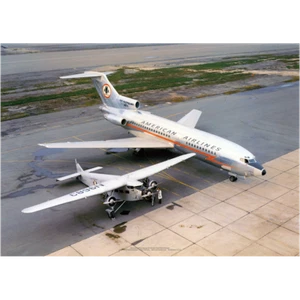 Impresión artística de American Airlines - Boeing 727 y Ford Trimotor - Póster de 2 tamaños - Imagen 1 de 6