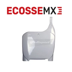 Honda CR125 CRF450R CR250 2000-2003 matrícula delantera blanca Polisport - Imagen 1 de 7
