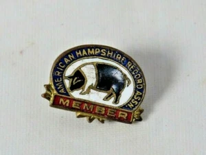 Spilla da bavero membro dell'American Hampshire Record Association - A4 - Foto 1 di 1