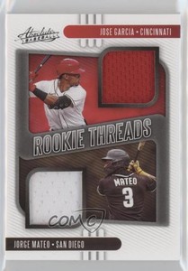 2021 Panini Absolute Threads Duals Jose Garcia Jorge Mateo #RTD-JG Rookie RC