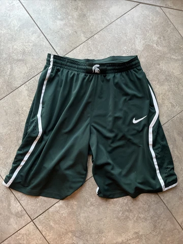 Nike Michigan State Spartans Mens XL Dri Fit Basketball Gym Replicas MSU Cover
