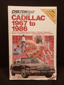 Chilton's Cadillac 1967-1986 Auto Repair Manual 7462 - Picture 1 of 6