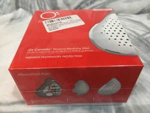O2 Canada Curve maschera respiratoria personale 1.2 protezione respiratoria premium nuova - Foto 1 di 12