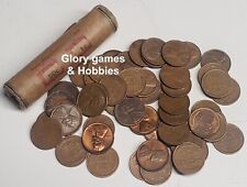US Lincoln Wheat Penny Lot: 100 Copper Pennies P D S - Free Shipping   (Lot 619)