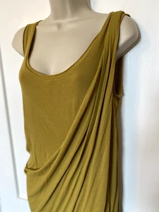 Donna Karan - DKNY Mustard Body Dress - (Size S US) - Size M UK - Picture 1 of 8