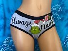 nwt Dr. Seuss How the Grinch Stole Christmas Always Naughty  Hipster Panties M
