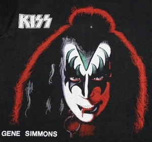 XS * NOS vtg 70s 1978 KISS Gene Simmons t shirt * KS5 - Picture 1 of 4