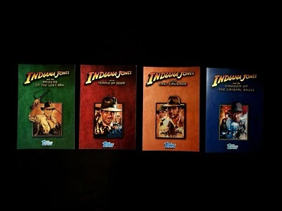 Indiana Jones™ TOPPS PROMO PRINT Raiders Temple Crusade Kingdom JUMBO CARD SET - Image 1 of 4