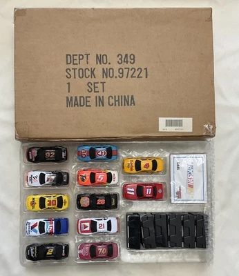 New 1992 Racing Champion Sears Catalog NASCAR Stock Car Diecast 12 Car Set wBox - Image 1 of 4