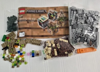 LEGO 21105 Minecraft: Micro World Village Completo Micromob Villager Zombie -bk2 Foto 1 de 4