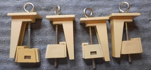 Wedge-N-Tie Anchor Point Stakehole Tie Down Pick-Up Truck 4pcs Groboski Brand - Picture 1 of 9