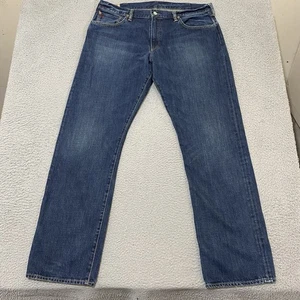 Polo Ralph Lauren Jeans Mens 38x34 Blue 867 Cotton Denim Measure 40x34 - Picture 1 of 23