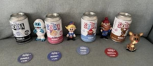 4x Rudolph Red nosed Reindeer Funko Soda Can Set Hermey Bumble Yukon Vinyl 2021 - Picture 1 of 22