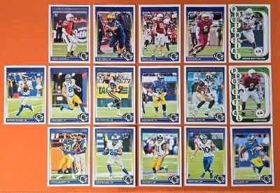 🟡🔵🟡 Juego de equipos de fútbol americano 2024 Los Angeles Rams + insertos (16 tarjetas) 🟡🔵🟡 Foto 1 de 4