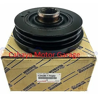 Genuine OEM Crankshaft Pulley 13408-17020 Fits 1990-2007 Toyota Land Cruiser Foto 1 de 1