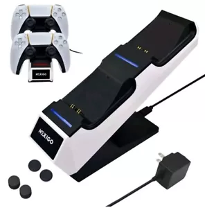 NexiGo PS5 Dual Charging Station for Wireless/ Dock with 4 Analog Sticks Covers. - Picture 1 of 5