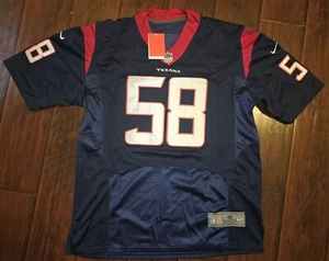 Houston Texans Blue #58 BROOKS REED Jersey Size Men 44 Med M - Picture 1 of 10