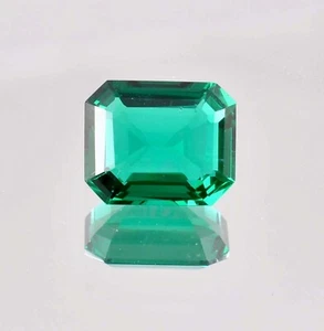 Piedra preciosa suelta natural impecable 12 x 8 verde esmeralda de Zambia (certificada GIT)) - Imagen 1 de 6