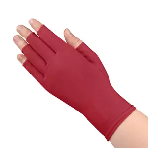 Compression Gloves for Arthritis in Chili Red - Picture 1 of 3